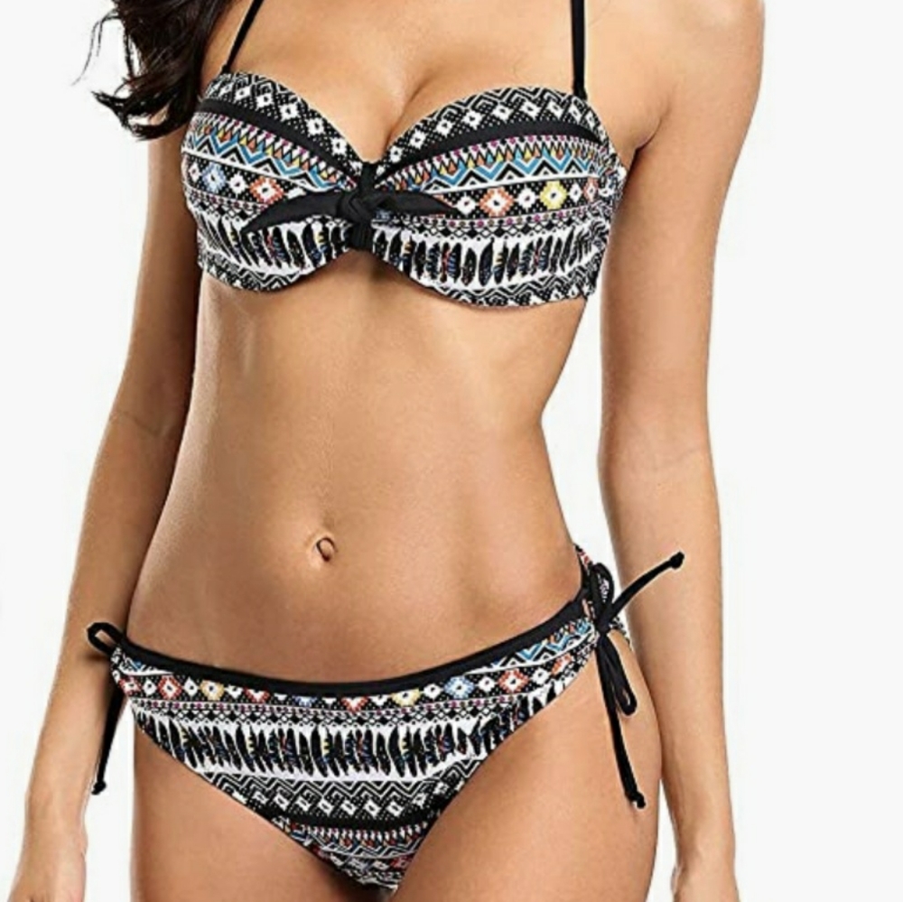 Bandeau Bikini w/ Removable Strap